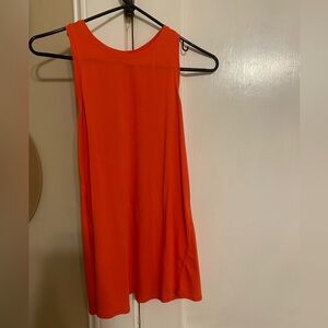 Lululemon Orange Open Ends Tank